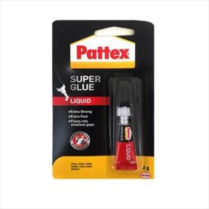 ADHESIVE SUPERGLUE PATTEX 3GR CARDED