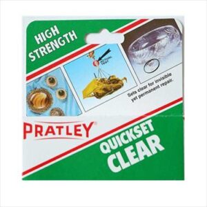 ADHESIVE EPOXY PRATLEY QUICKSET CLEAR 36ML PRATLEY