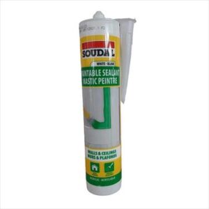 SEALANT ACRYLIC PAINTABLE SOUDAL WHITE 270ML