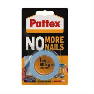ADHESIVE NO MORE NAILS TAPE 80KG PATTEX