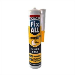 ADHESIVE FIX ALL TURBO WHITE 290ML WHITE SOUDAL