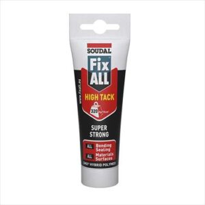 ADHESIVE FIXALL HIGH TACK WHITE 125ML SOUDAL