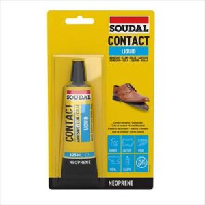 ADHESIVE CONTACT  GLUE BLISTER 125ML SOUDAL
