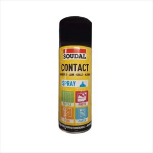 ADHESIVE CONTACT SPRAY 300ML SOUDAL 2IN1