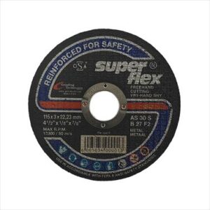 ABRASIVE DISC CUTTING STEEL S/FLEX 115MM*3.0MM*22.2MM