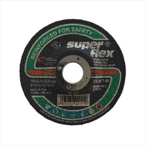 ABRASIVE DISC GRINDING STONE S/FLEX 115MM*6MM*22.2MM