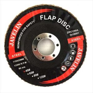 ABRASIVE FLAP DISC INDUSTRIAL 115MMX 40# RIGGER