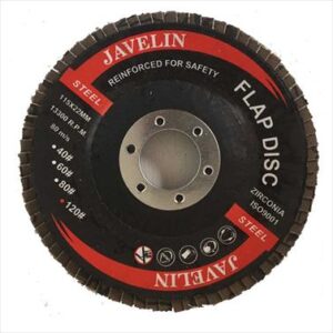 ABRASIVE FLAP DISC INDUSTRIAL 115MMX120# RIGGER