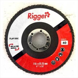 ABRASIVE FLAP DISC DIY 115MMX 40# JAV-FDB