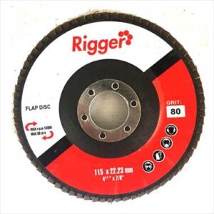 ABRASIVE FLAP DISC DIY 115MMX 80# JAV-FDB