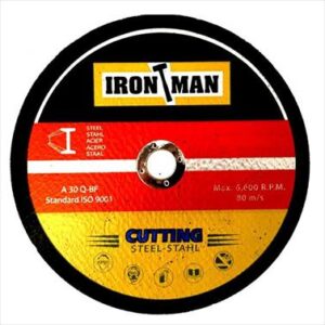 ABRASIVE DISC CUTTING STEEL 125X3.2X22.2 IRONMAN
