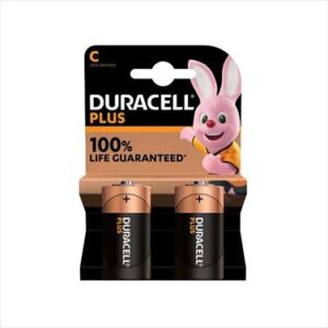 BATTERY DURACELL PLUS C   APPLIAN  2 S 1.5V MN1400K2