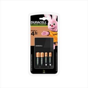 BATTERY DURACELL CHARGER  + 2AA RECHARGEABLE BATTERIES CEF14