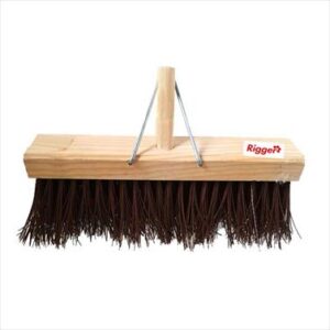 BROOM BASS PVC STIFF 380MM C/W HNDL BASS380
