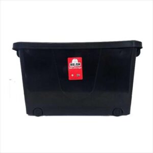 BIN STORAGE BIN MULTIBOX BIG JIM 32LTR BLACK ON WHEELS
