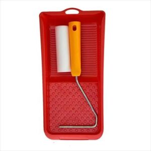 PAINT ROLLER MINI SET C/W TRAYSPONGE 100MM FEST100