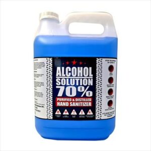RSA HAND SANITISER LIQUID 70% ALCHOHOL 5LT