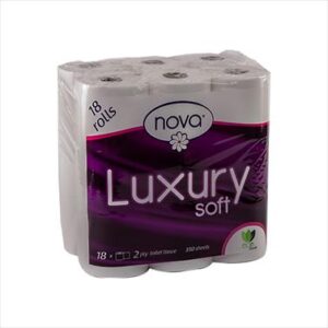 TOILET ROLLS VIRGIN 2PLY UNWRAP PKT 4 X 18 (12203-4) COLLECT