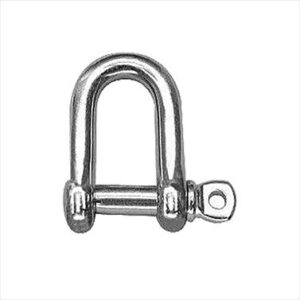 SHACKLE D  8MM GALV 1224