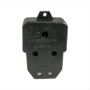 PLUG COUPLER JANUS 2*16AMP RUBBER