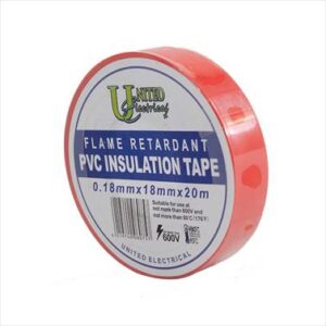 TAPE INSULATION PVC  FLAME RETARD 20MT RED