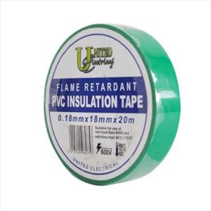 TAPE INSULATION PVC FLAME RETARD 20MT GREEN