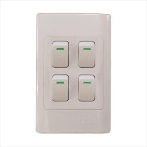 SWITCH LIGHT 4 LEVER 4*2 1 WAY A104