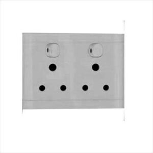 SWITCH SOCKET DOUBLE 100 X100 D01