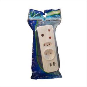 PLUG ADAPTOR 3 WAY WITH USE UAD - 03USB