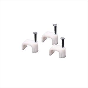 CABLE CLIPS PVC FLAT 8MM BOX 100