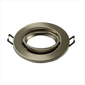 DOWNLIGHT FITTING GU10 ROTATIVE SILVER