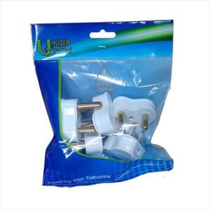 PLUG TOP  16AMP 3 PIN WHITE MIIT10 PACK OF 5