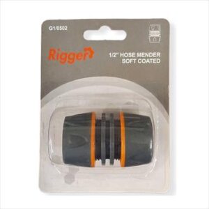 GARDEN HOSE MENDER 1/2" ABS SOFTGRIP H20013 RIGGER