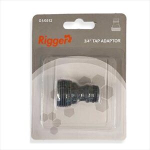 GARDEN HOSE TAP ADAPTOR  3/4" H20024 RIGGER