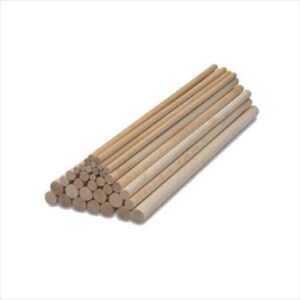 DOWEL STICK MALAY HARDWOOD 915MM X  6MM