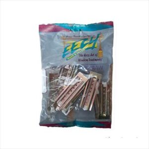 CURTAIN HOOKS METAL ADJUSTABLE PKT10