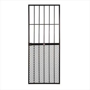 SECURITY GATE P/COATED BLACK NEDER 813X2032