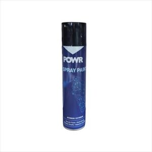 PAINT SPRAY STD BLACK BUMPER 300ML POWR