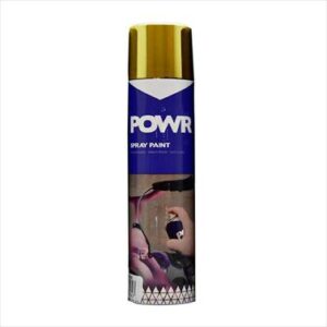 PAINT SPRAY METAL GOLD SUPER 300ML POWR