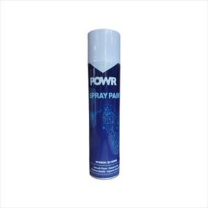 PAINT SPRAY STD WHITE MATT 300ML POWR