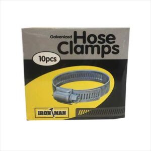 HOSE CLAMP GALV W/DRIVE  44X70 BOX10