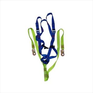 SAFETY HARNESS DOUBLE LANYARD & SNAP HOOKS