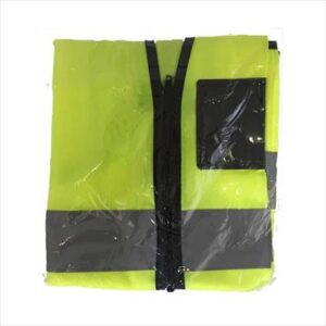 VEST REFLECTIVE FLU LIME SMALL ZIP/POCKET Y-S