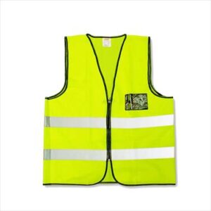 VEST REFLECTIVE FLU LIME  MEDUIM ZIP/POCKET Y-M