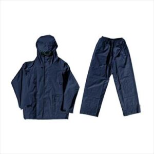 RAINSUIT 2PCE NAVY BLUE RUBBERISED SIZE MED RN-M