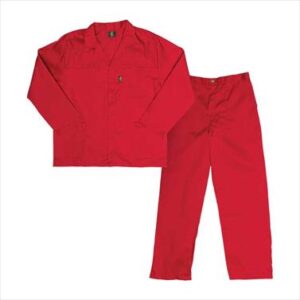 CONTINENTAL SUITE 2 PCE POLY/COT RED #48