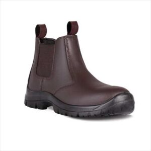 BOOT SAFETY CHEL PULLON OIL/ACID ST/CAP BROWN SABS SIZE  6