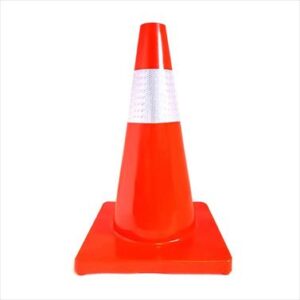 TRAFFIC CONE SOFT PVC 450MM TC400MM