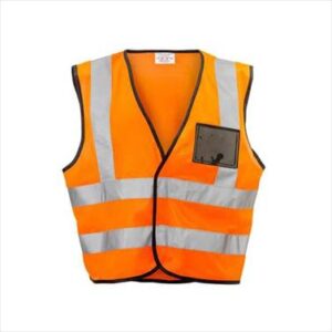 VEST REFLECTIVE FLU ORANGE ZIP POCKET O-M  MEDIUM
