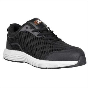 SHOE SAFETY JOGGER TAKKI BLK/WHT ST/CAP SIZE  9 JCB1811